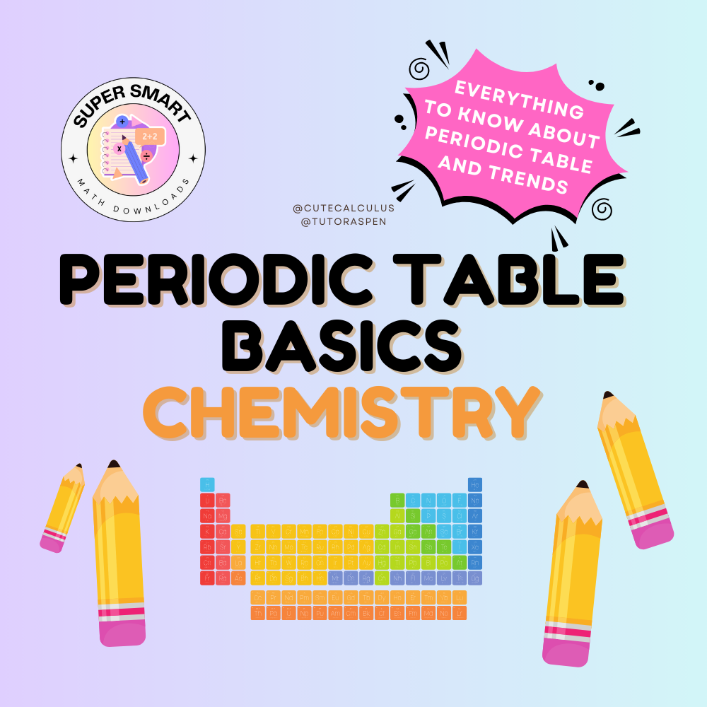 Comprehensive Periodic Table: Element Info, Atomic Numbers, Groups, Periods, Trends, Isotopes & Practice with answers!