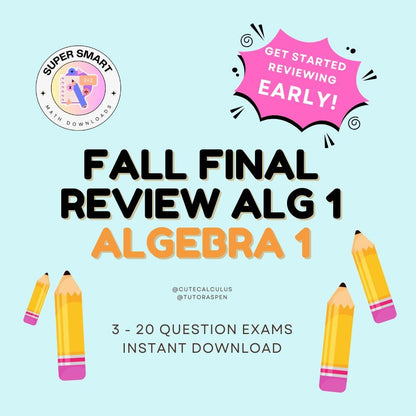 All Math & Science Essential Study Materials - ENTIRE STORE