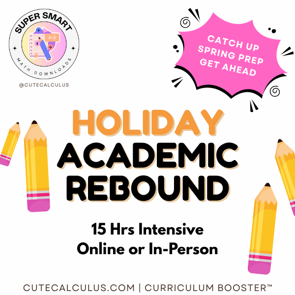 Holiday Academic Rebound (2 of 5 spots remaining)