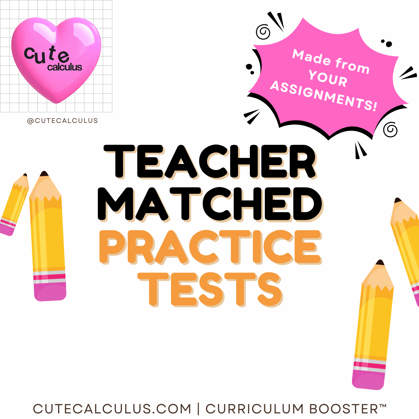 Teacher Matched Practice Tests