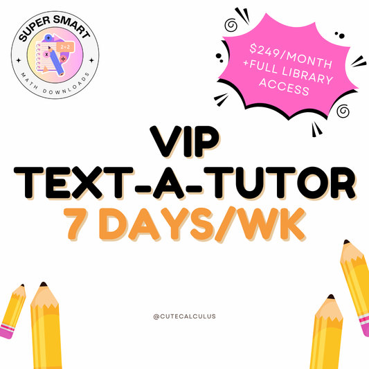 VIP Text-A-Tutor Monthly Program