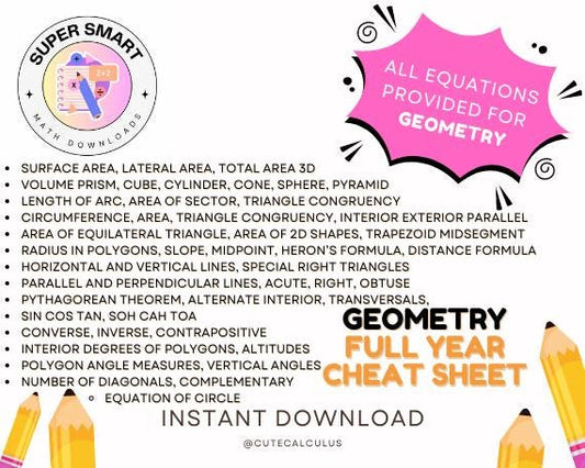 Geometry Essential Study Materials
