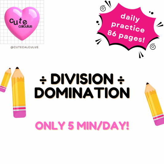 Division Domination - ONLY 5 MIN/DAY! - 86 pages