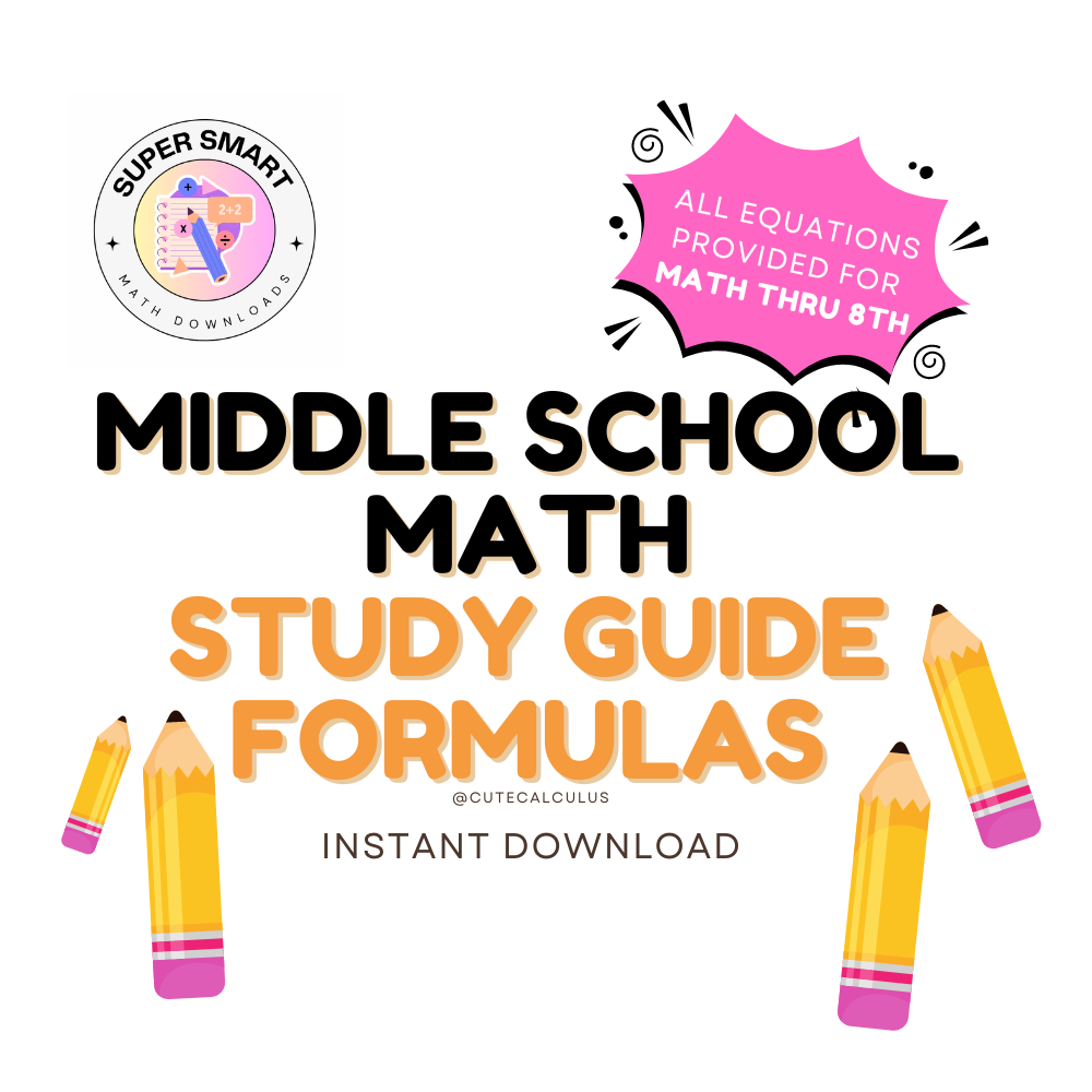 Middle School Math Essential Study Materials