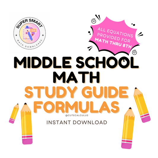 Middle School Math Essential Study Materials
